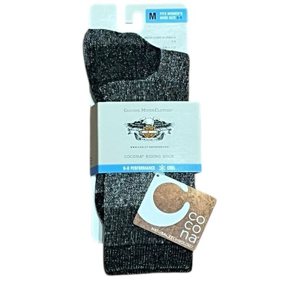 Harley-Davidson HD Performance Cocona Riding Sock, Size M, NWT - Picture 1 of 6